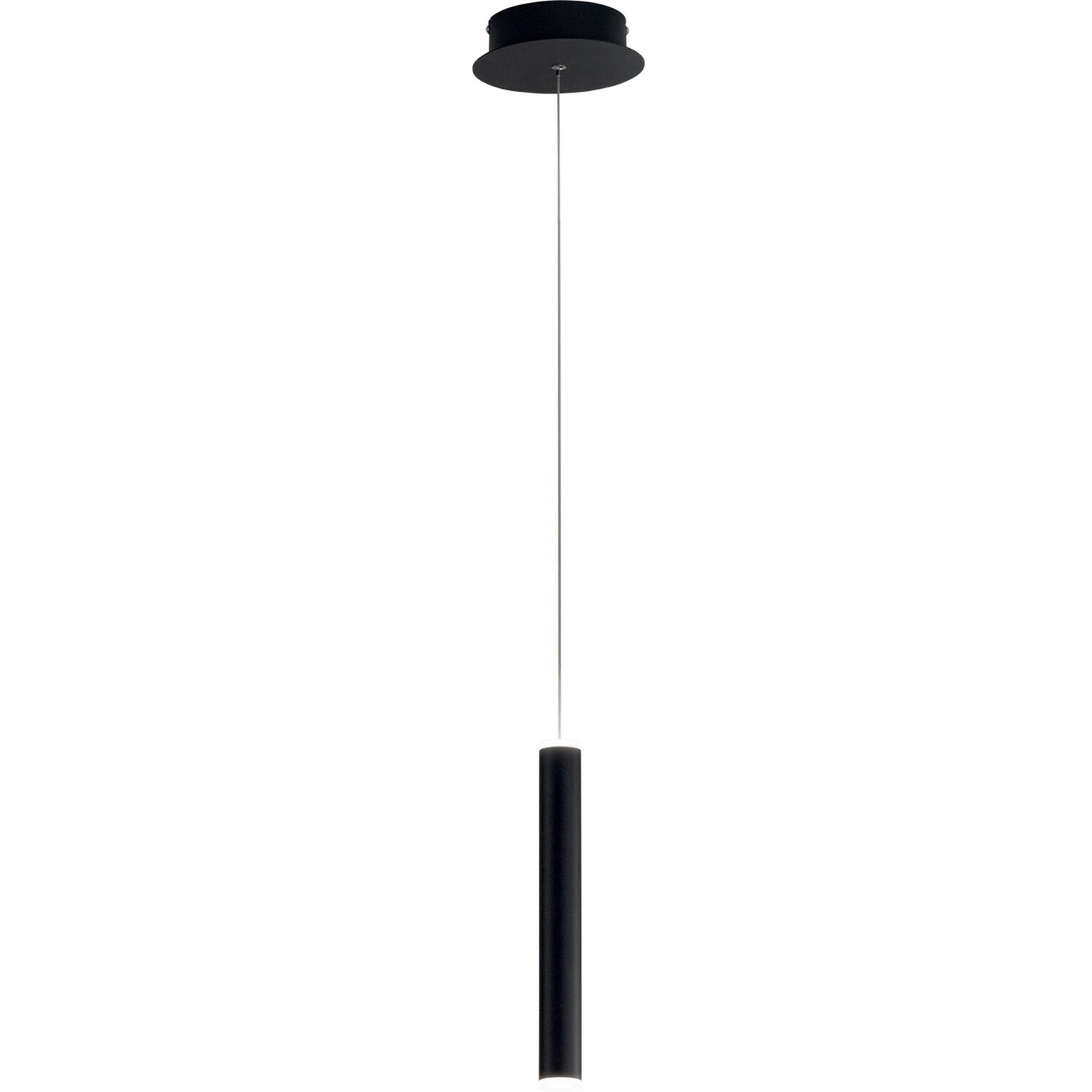 

Светодиодная подвесная лампа Fabas Luce, 3,7x200 см, черный