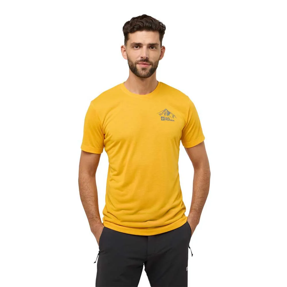 

Футболка Jack Wolfskin Vonnan Graphic, желтый