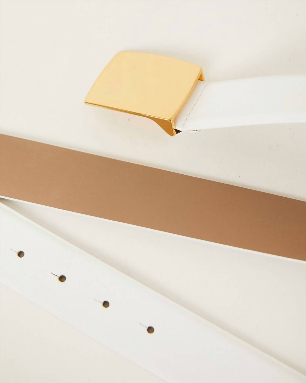 

Белый/золотой ремень Bonnie B-LOW THE BELT