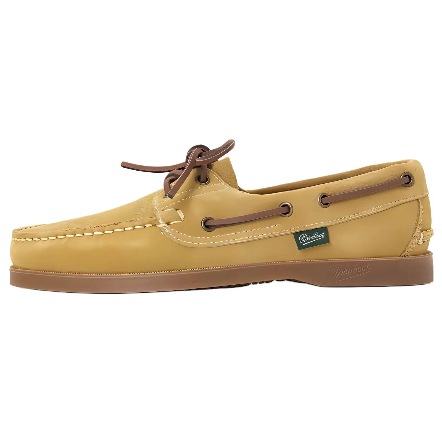 Paraboot Кожаные удобные и стильные лодочники мужские Light Umber