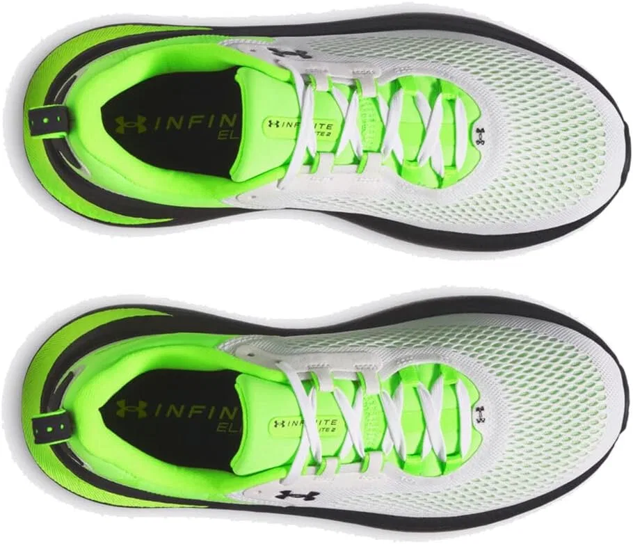 Мужские беговые кроссовки Under Armour Infinite Elite 2 Infinite Elite 2, White Hyper Green — фото 3
