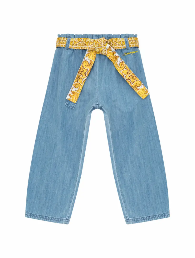 

Джинсовые прямые брюки Dolce&Gabbana, синий