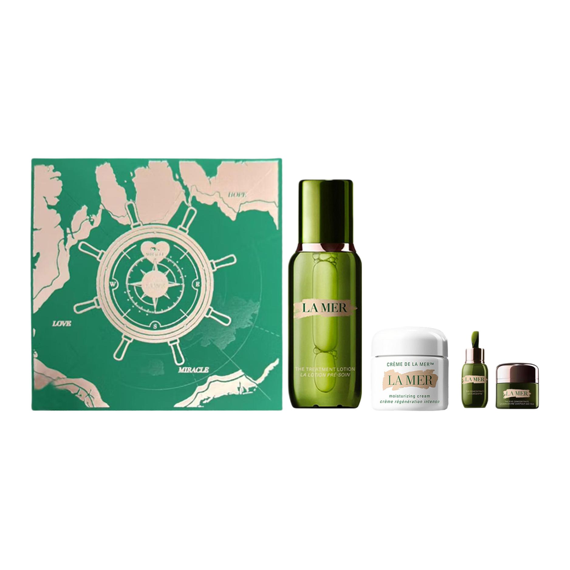 

HAILANZHIMI With Love As The Compass Box Limited Edition набор средств по уходу за кожей успокаивающий комплект из четырех предметов LA MER