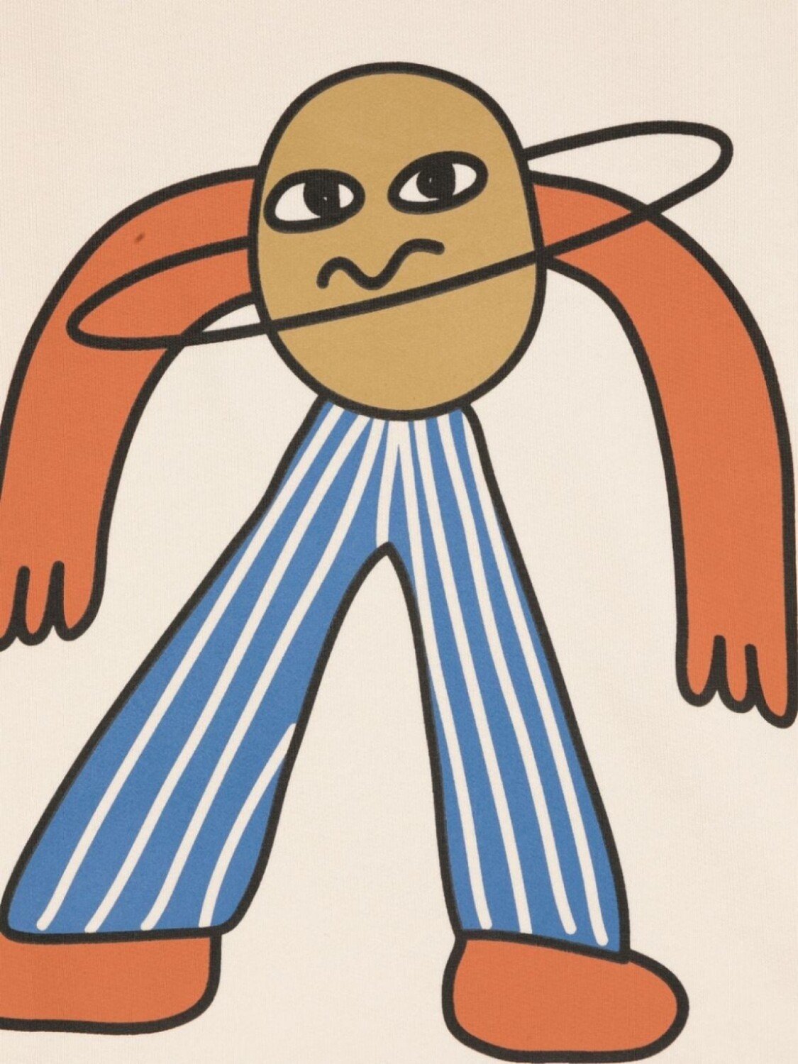 Stella McCartney Kids толстовка с принтом, нейтральный цвет — фото 3