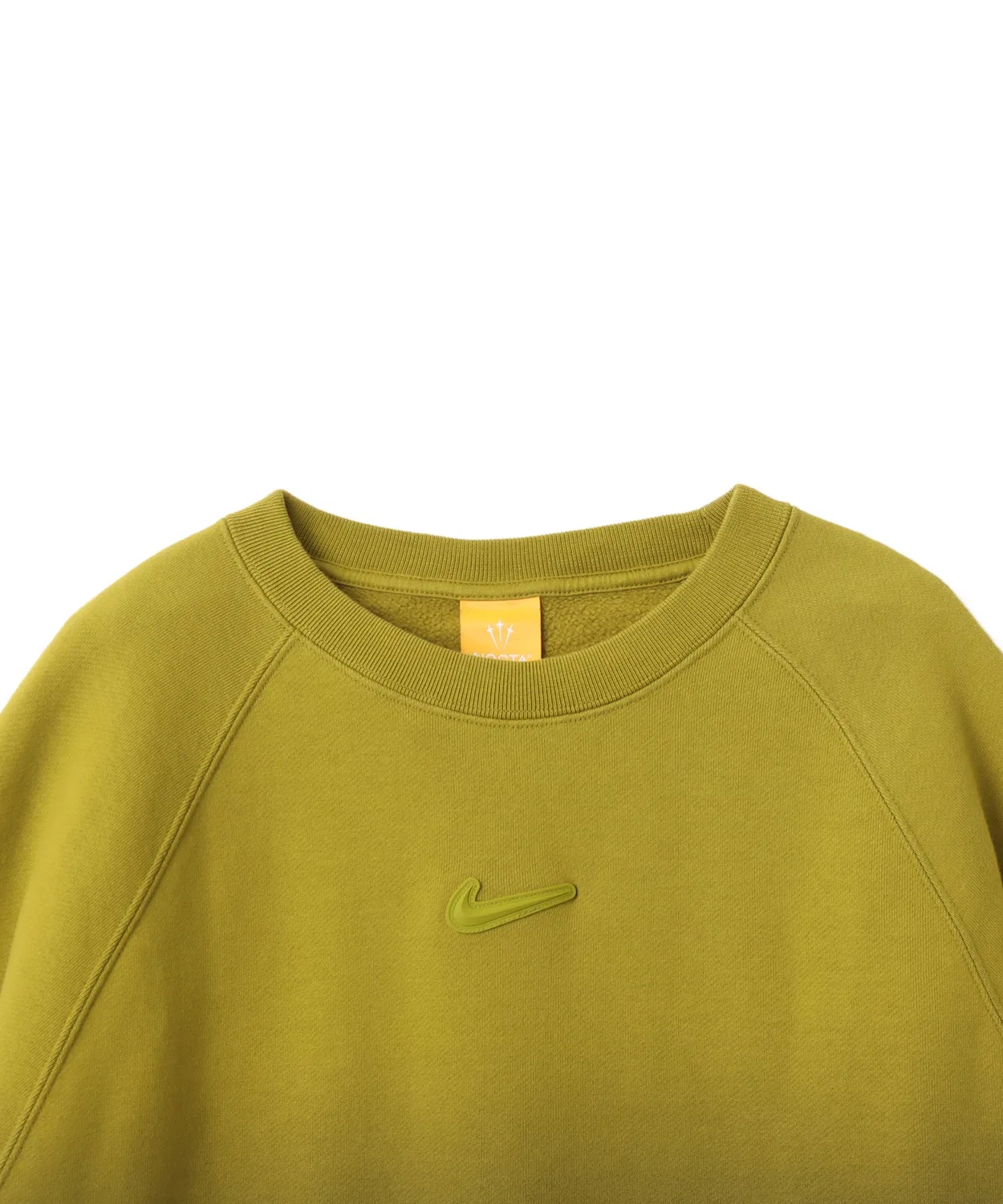 Свитшот Nike NOCTA Crew Fleece Wash зелёный — фото 3