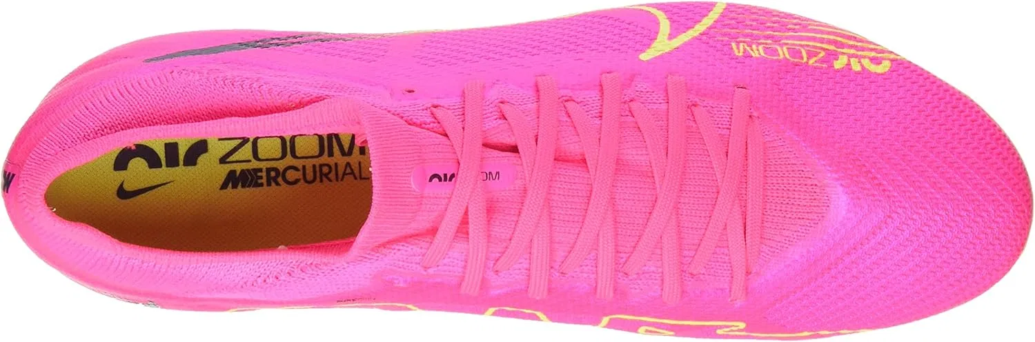 Кроссовки Nike Herren Zoom Vapor 15 Pro Fg Fußballschuhe, Pink Blast Volt Gridiron — фото 3