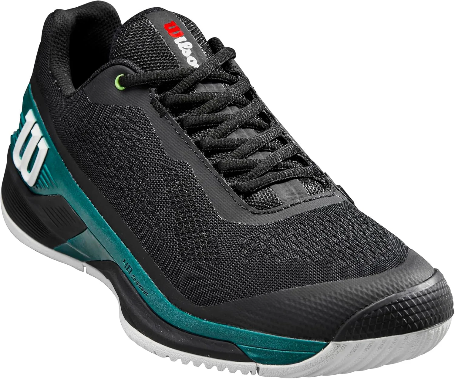 Мужские кроссовки Wilson Rush Pro 4.0 Blade Trainers, черный/бирюзовый