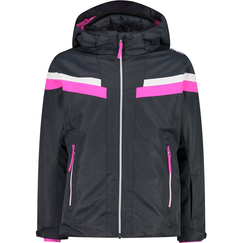 

Детская куртка с застежкой на капюшоне Cmp, цвет titanio