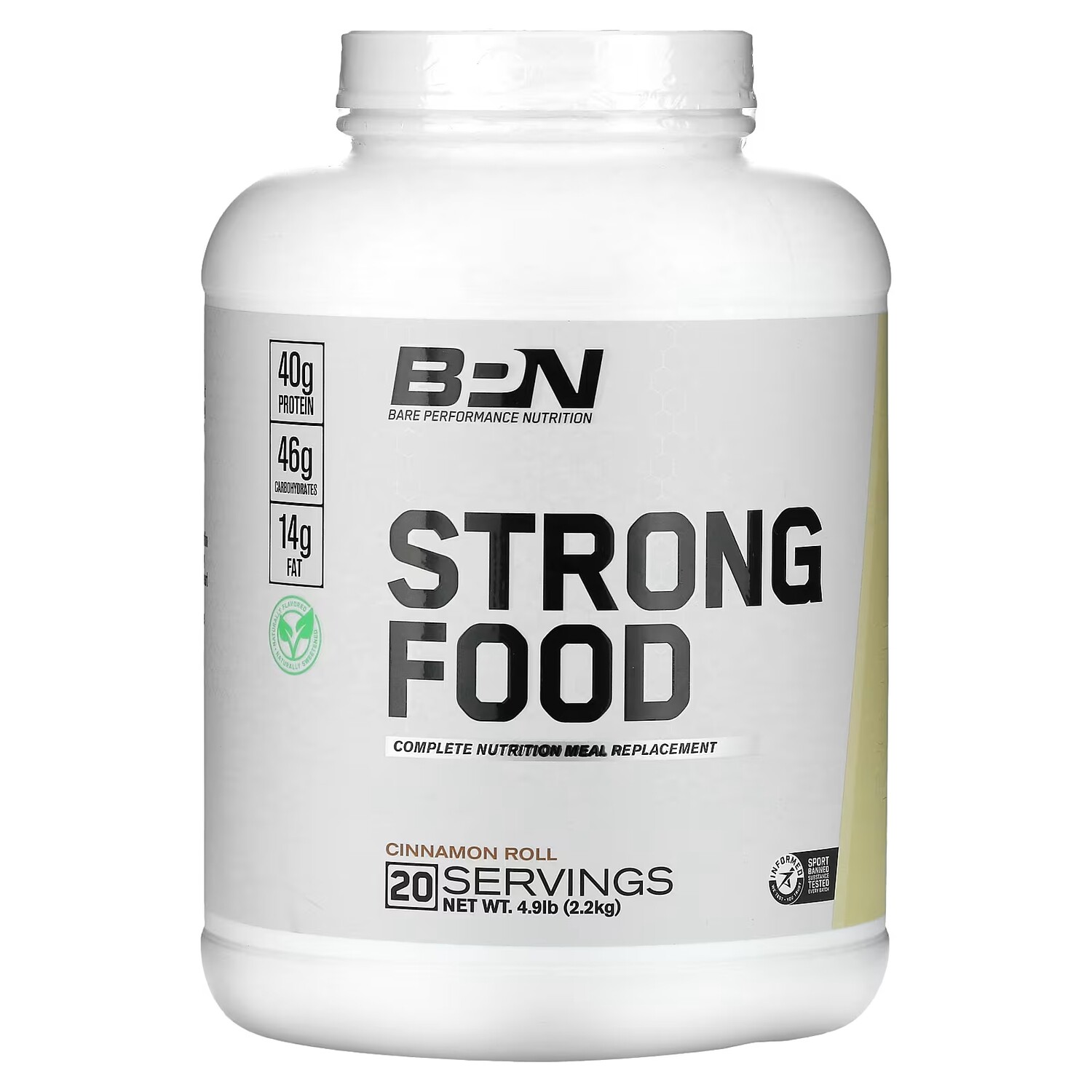

Бад Bare Performance Nutrition Strong Food булочка с корицей, 2200 г