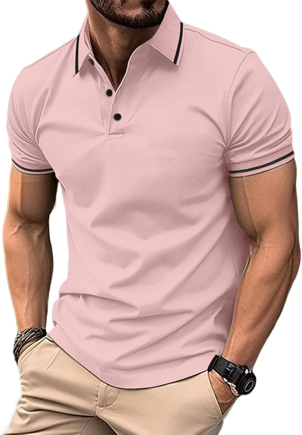 

Мужская поло с коротким рукавом Slim Fit Weinexra