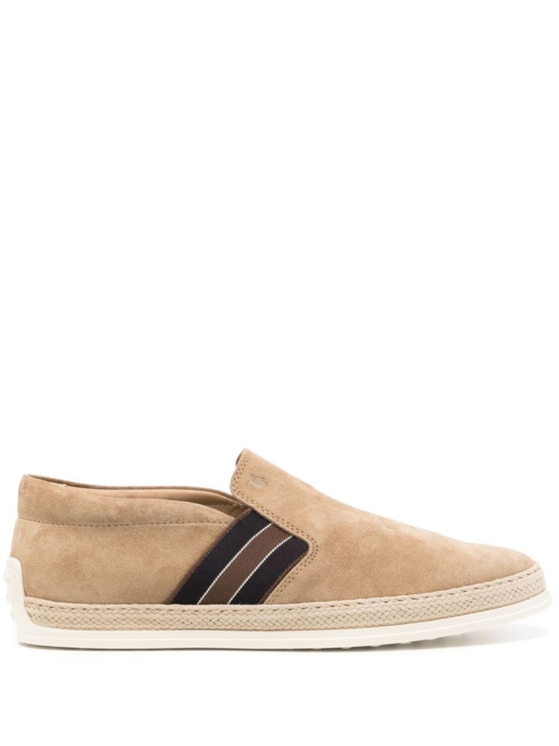 

Лоферы в полоску Tod's, коричневый