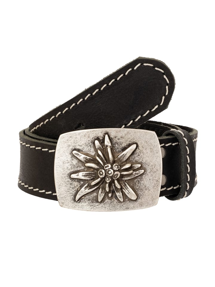 

Ремень Manid Lederwaren, черный