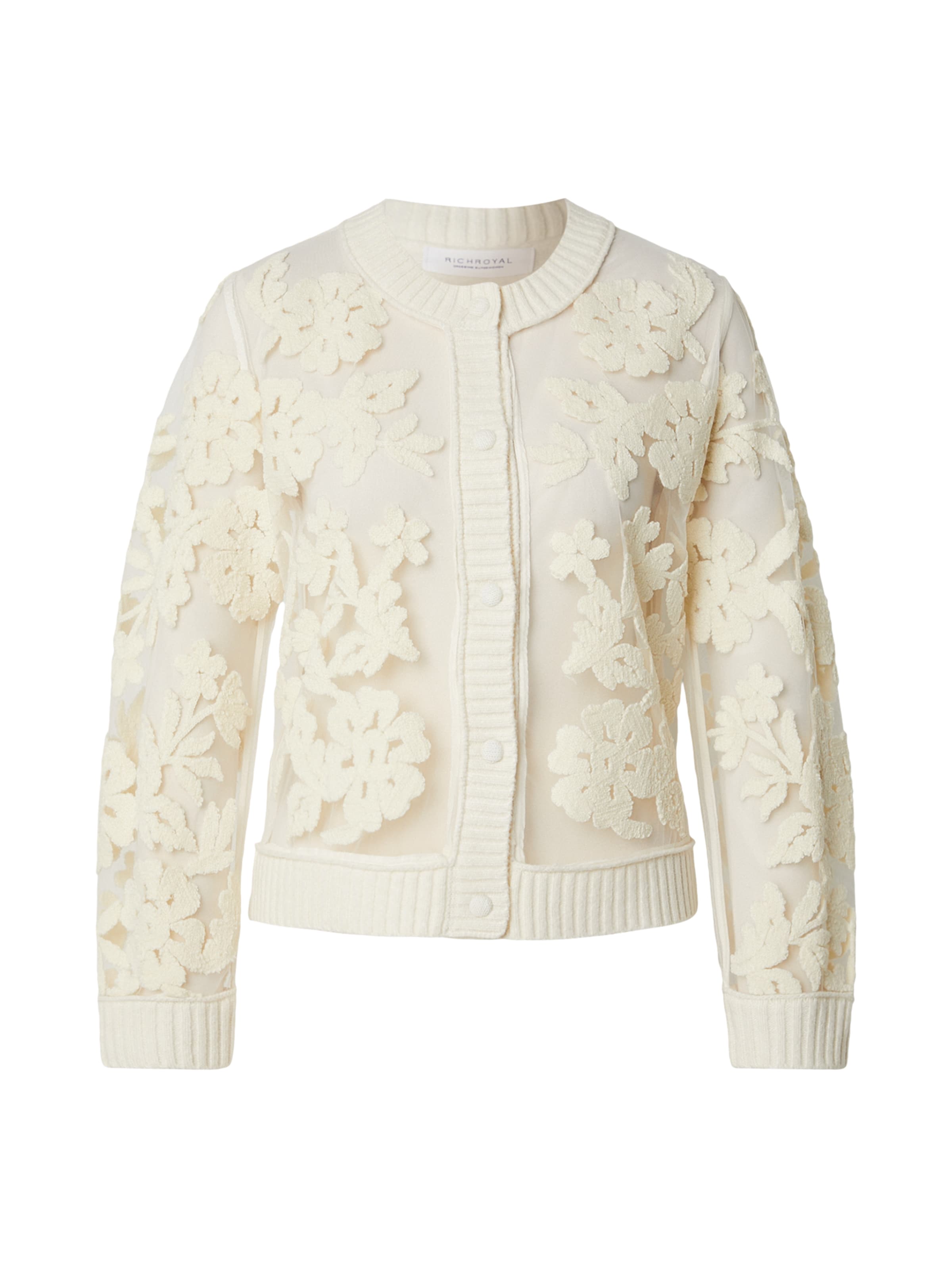 

Rich & Royal Вязаный кардиган в белом цвете