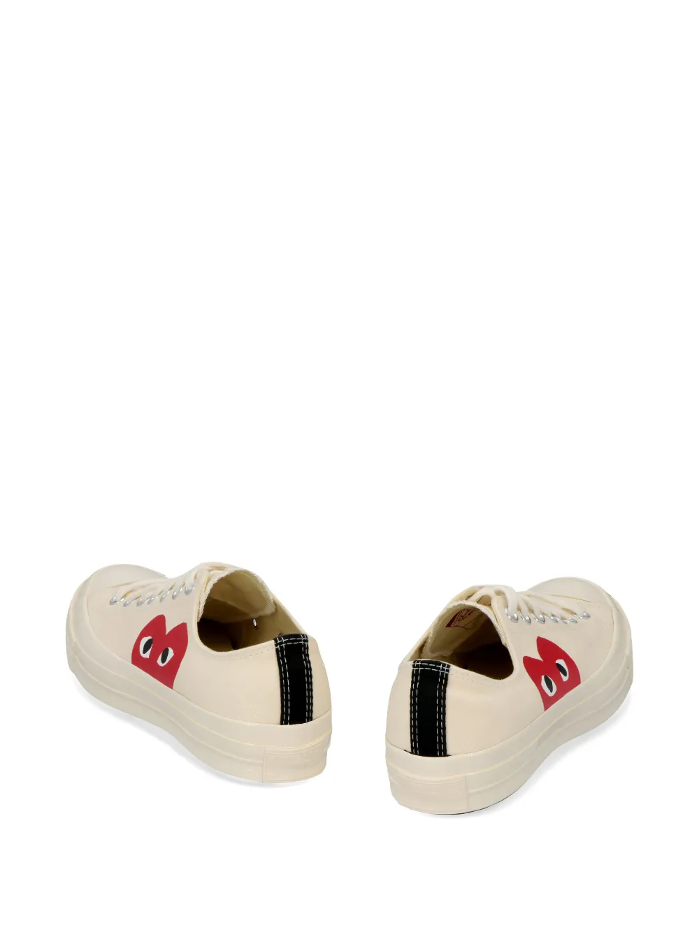 Кеды Converse Play Chuck Taylor'70 с принтом и контрастным мыском Comme Des Garçons Play, бежевый — фото 3