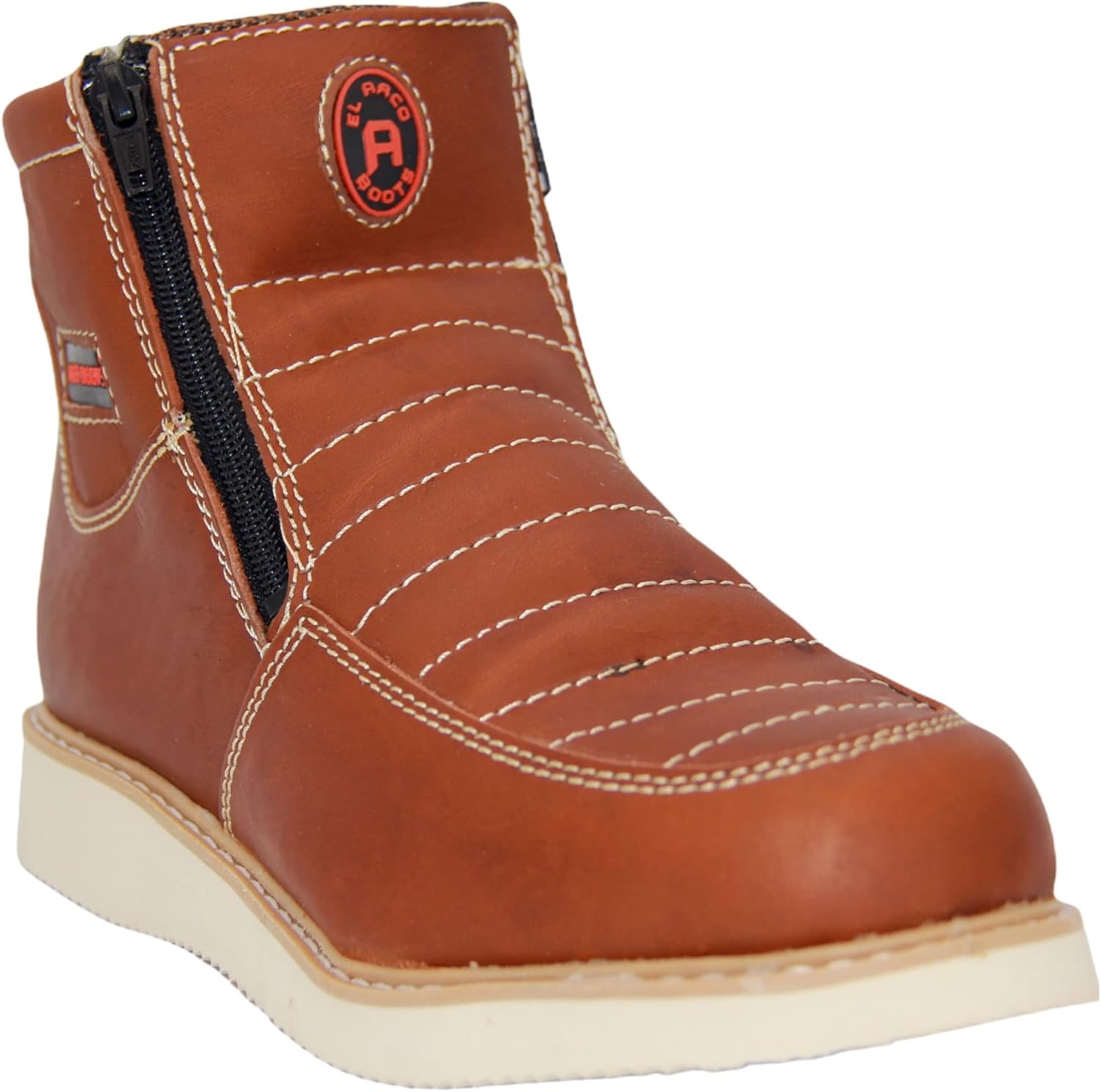 

Мужские ботинки The Western Shops с двойной молнией и кожей мокасин Generic, Oiled Habana