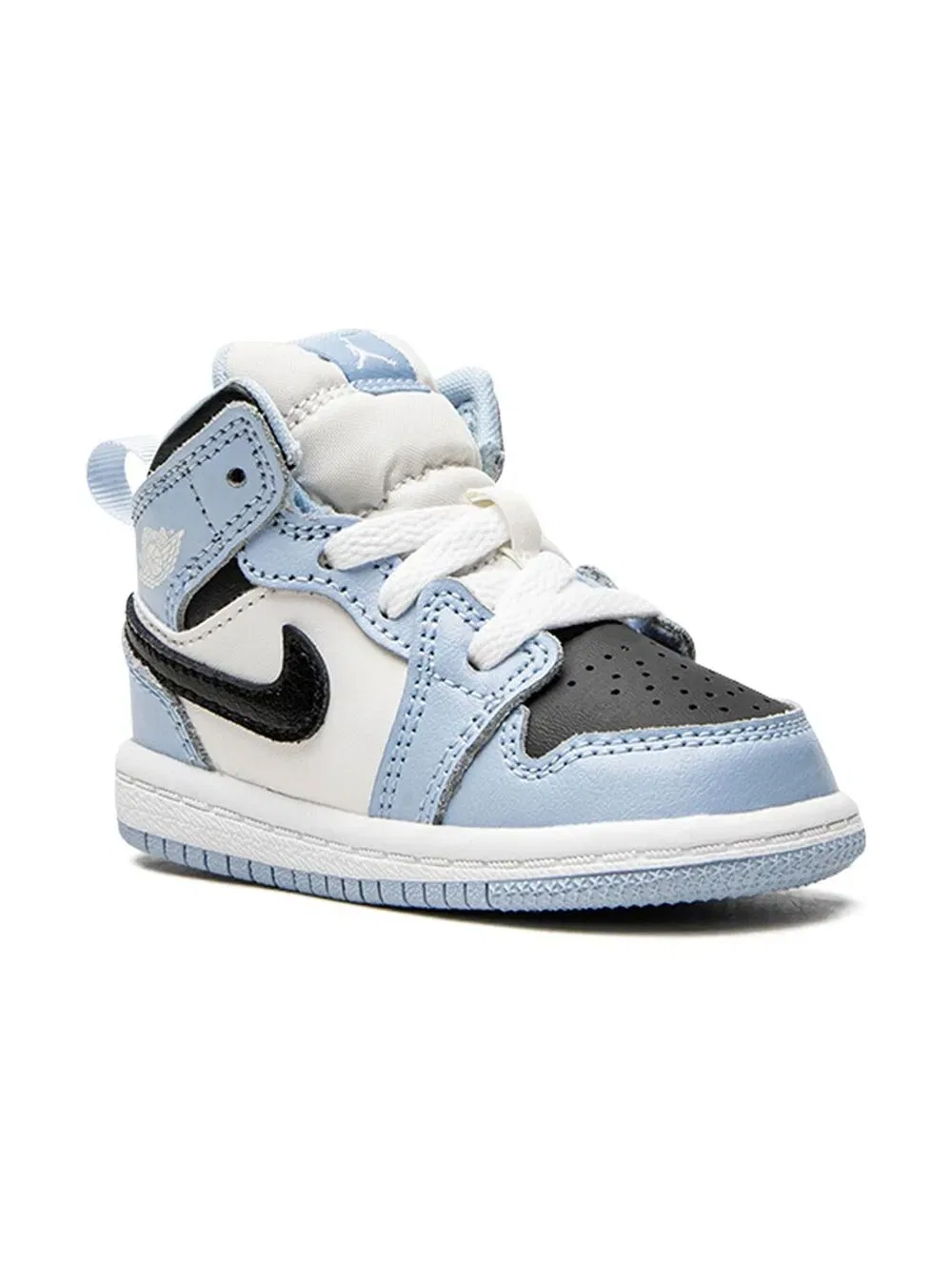 Кроссовки Air Jordan 1 Mid "Ice Blue" Jordan Kids, синий