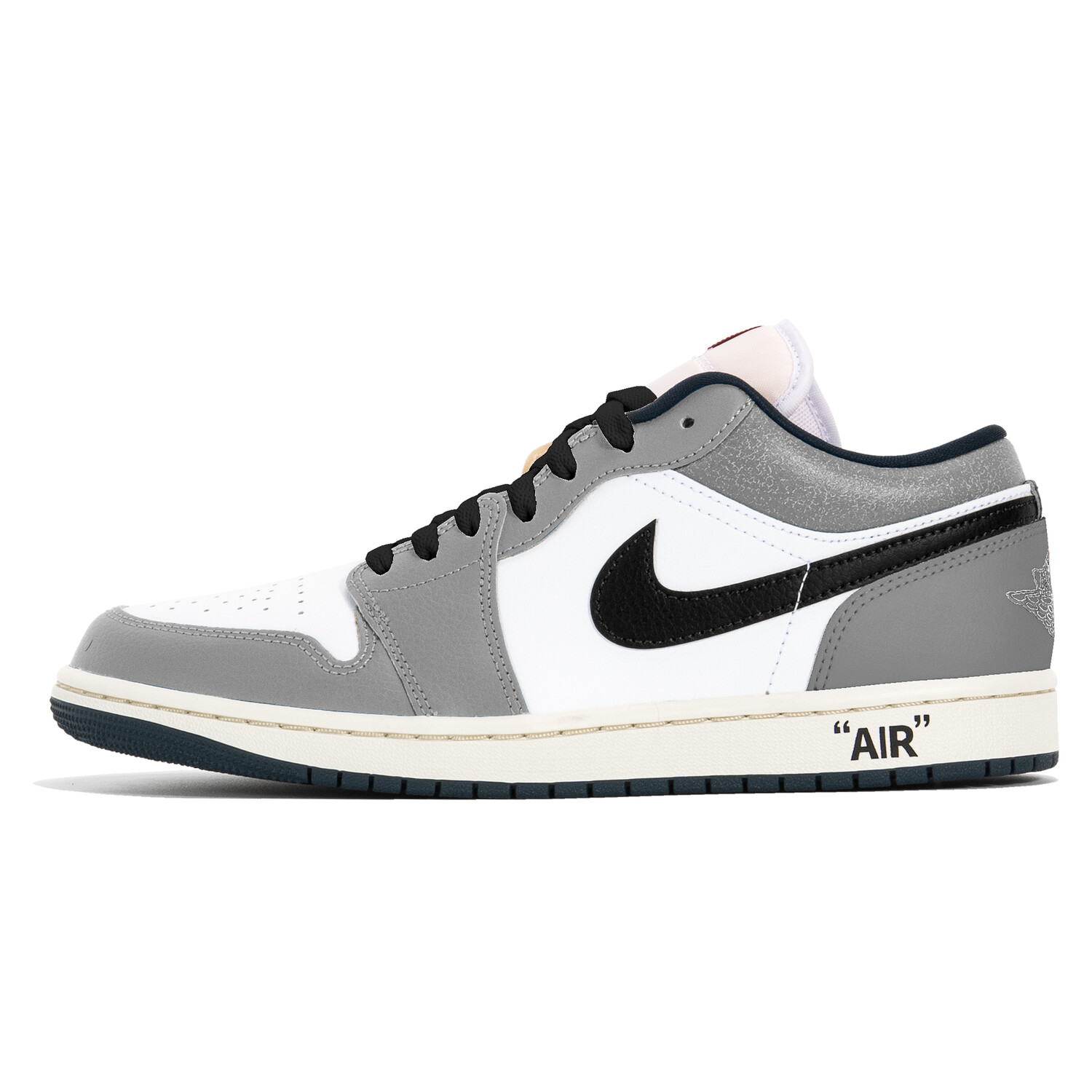

Баскетбольные кроссовки Air 1 мужские с низким верхом Core Black/Solid Gray/Flash Red Jordan