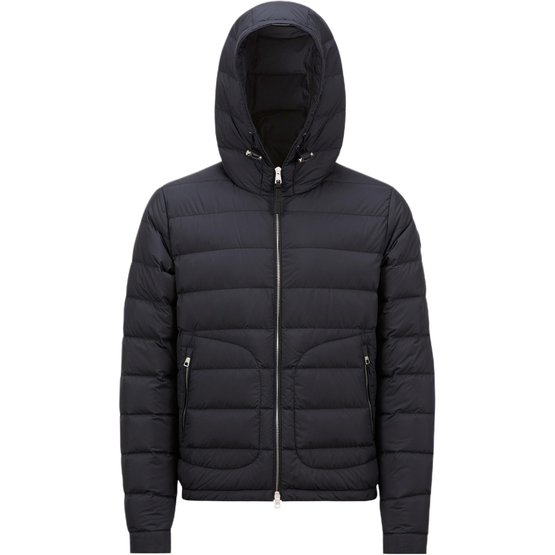 

Moncler Серая стеганая куртка с молнией, Marine Blue