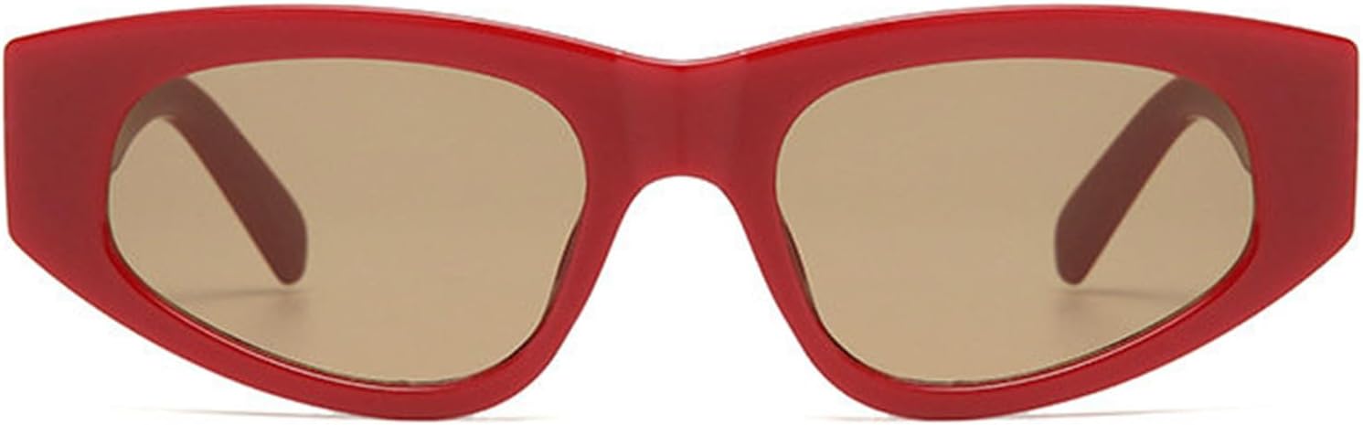 

Солнцезащитные очки Helena Y2K в форме «кошачьих глаз» для женщин, роскошные дизайнерские винтажные прямоугольные солнцезащитные очки, популярные панк-очки, защита от ультрафиолета UV400, C3