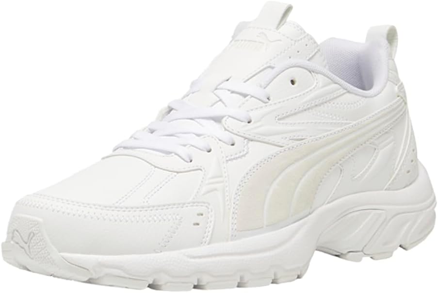 Мужские кроссовки PUMA Milenio Tech со шнуровкой, повседневные - белые — фото 2