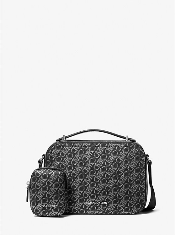 

Сумка через плечо Hudson Empire Monogram Michael Kors, черный