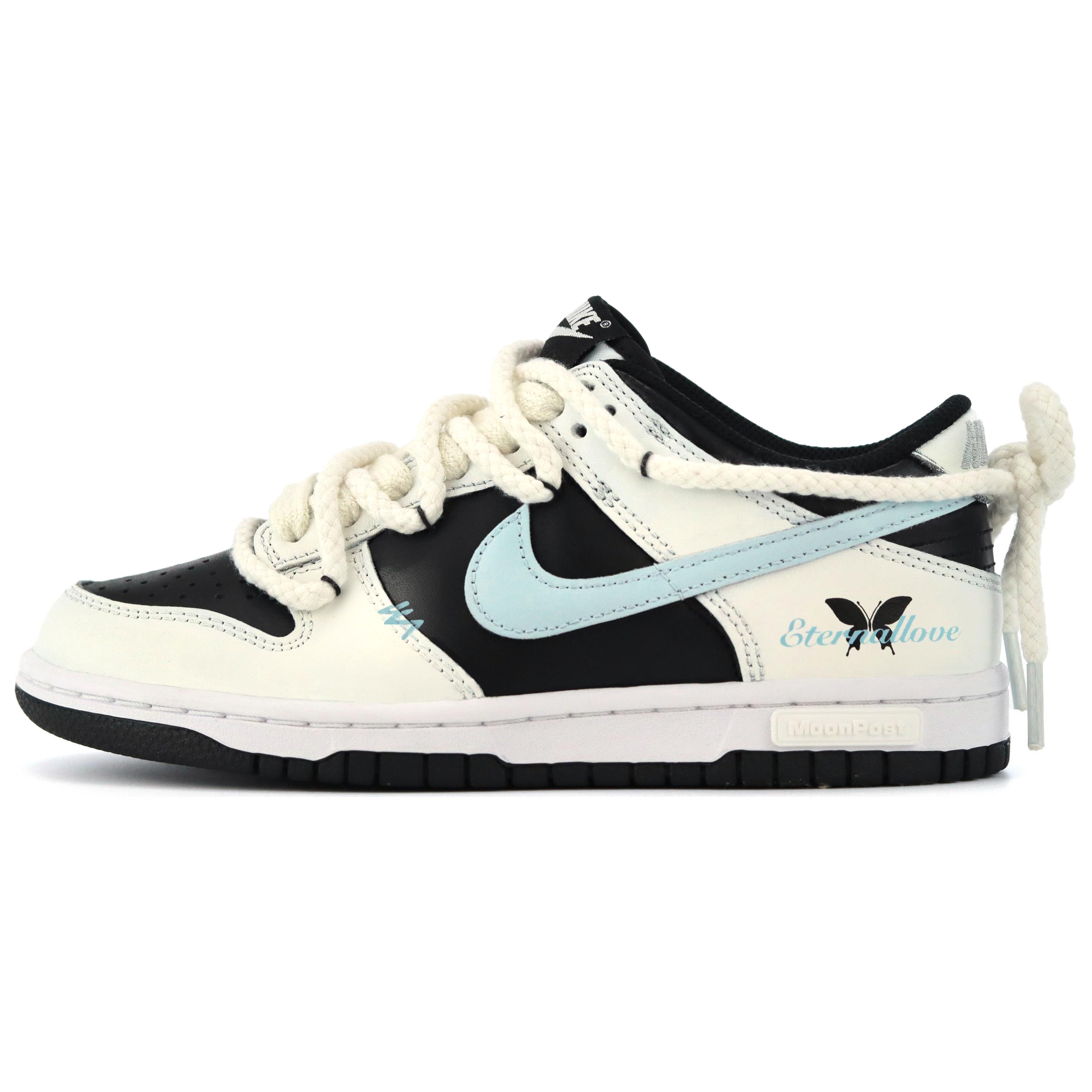 

Nike Dunk 'Black' low-top детские скейтборд кроссовки light blue для подростков