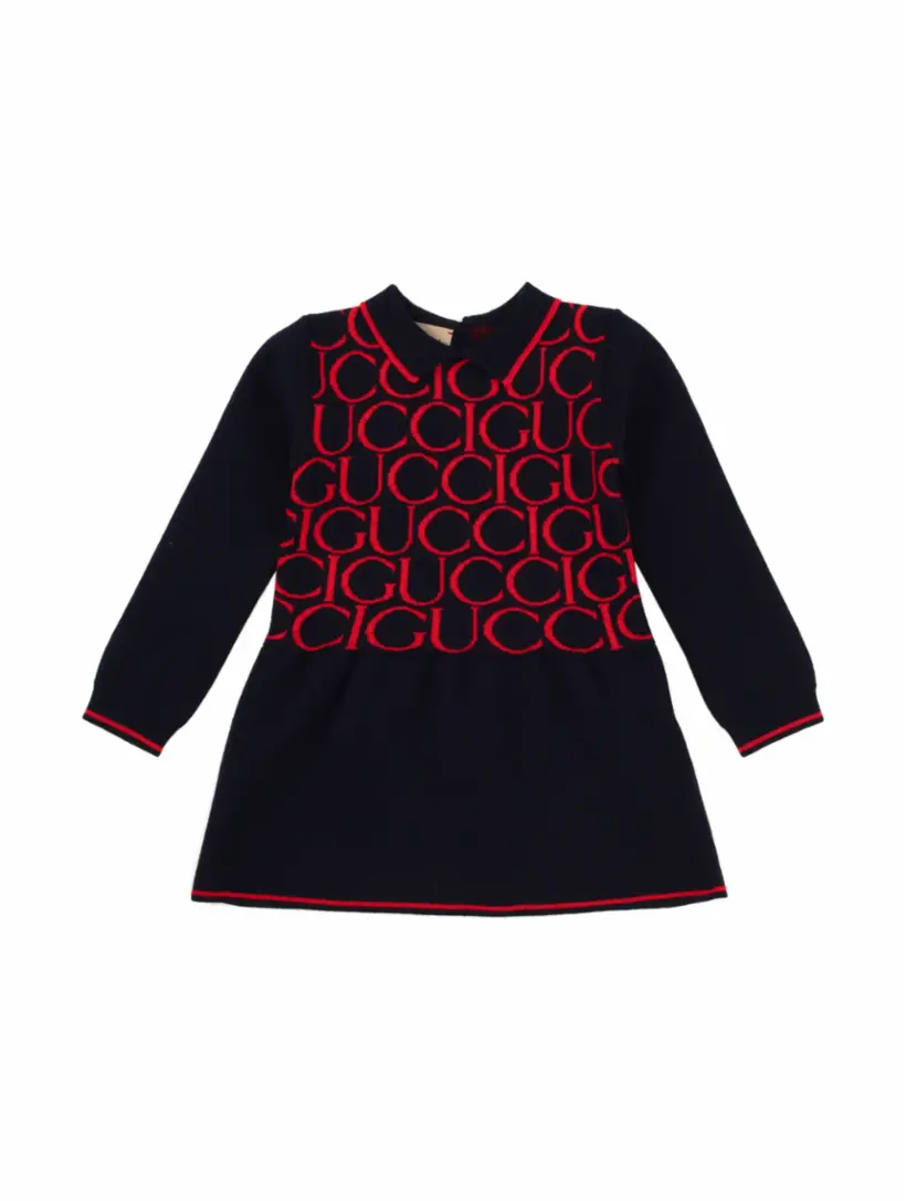 

Жаккардовое платье-поло Gucci, мультиколор