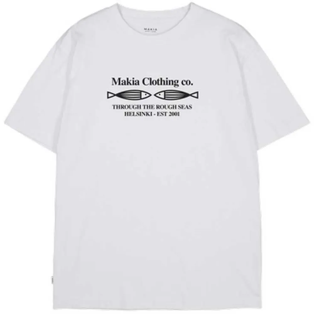 

Футболка с коротким рукавом Makia Fiskari, белый