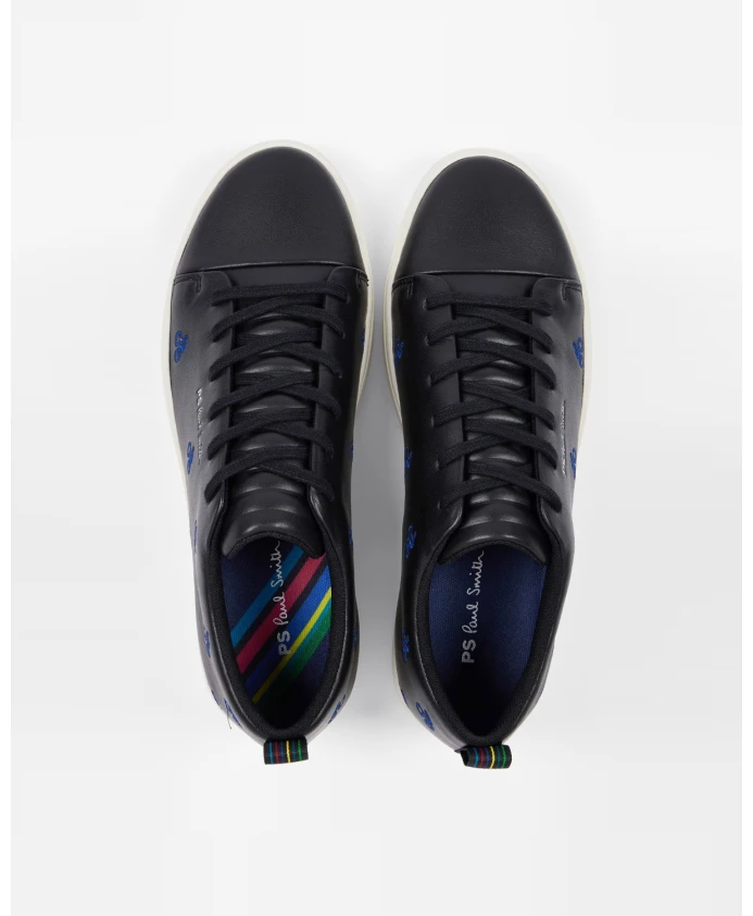 Вышитые кожаные кроссовки для велосипедистов Ps By Paul Smith, черный — фото 3