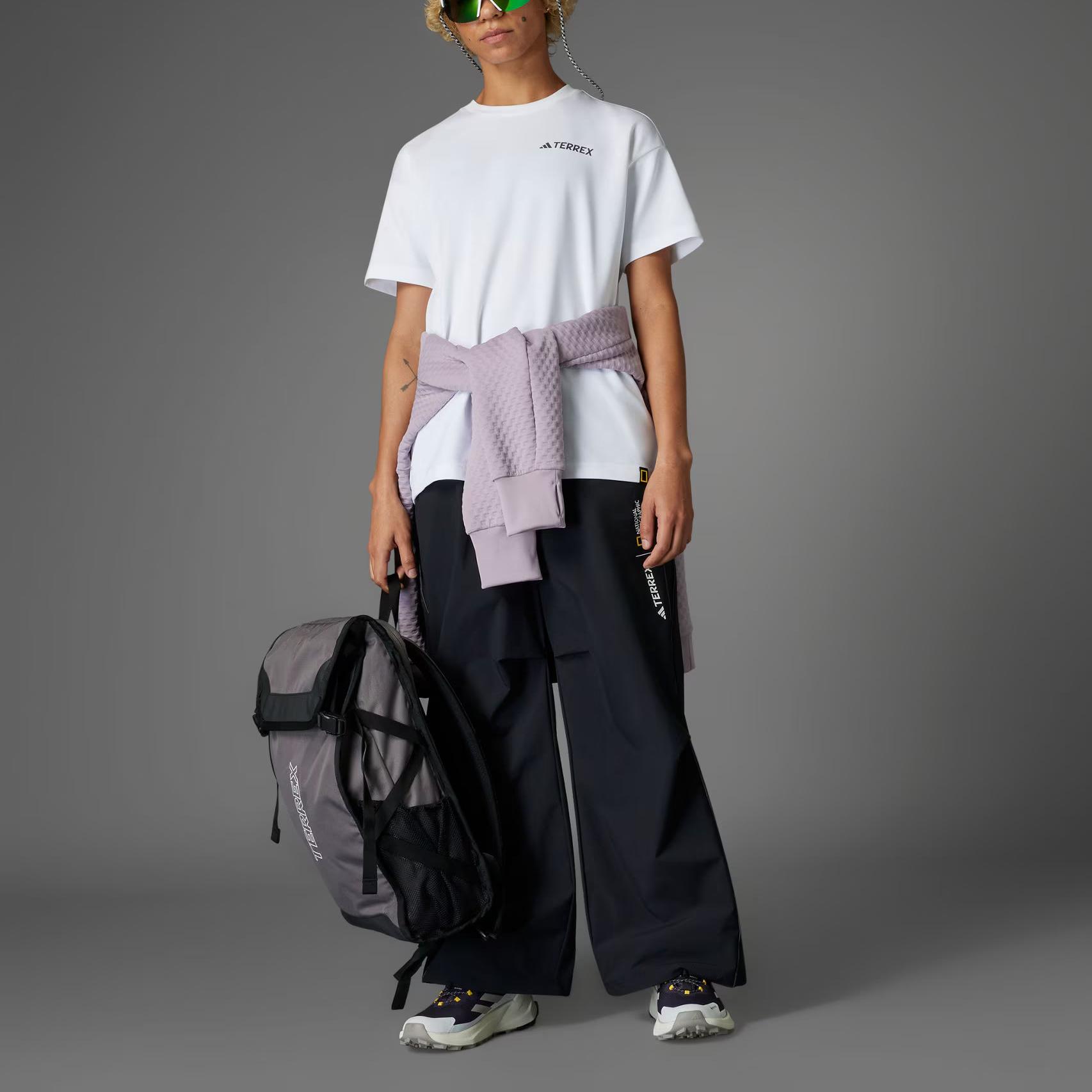 Adidas TERREX Футболка National Geographic Unisex White — фото 4