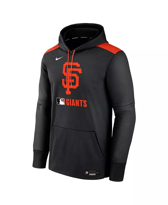 Мужская черная толстовка с капюшоном San Francisco Authentic Collection Performance Pullover Hoodie Nike — фото 3