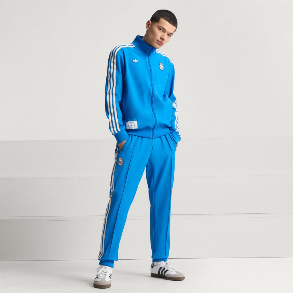 

Спортивный костюм Adidas Real Madrid Terrace Icons Track Top, цвет Blue Bird/White
