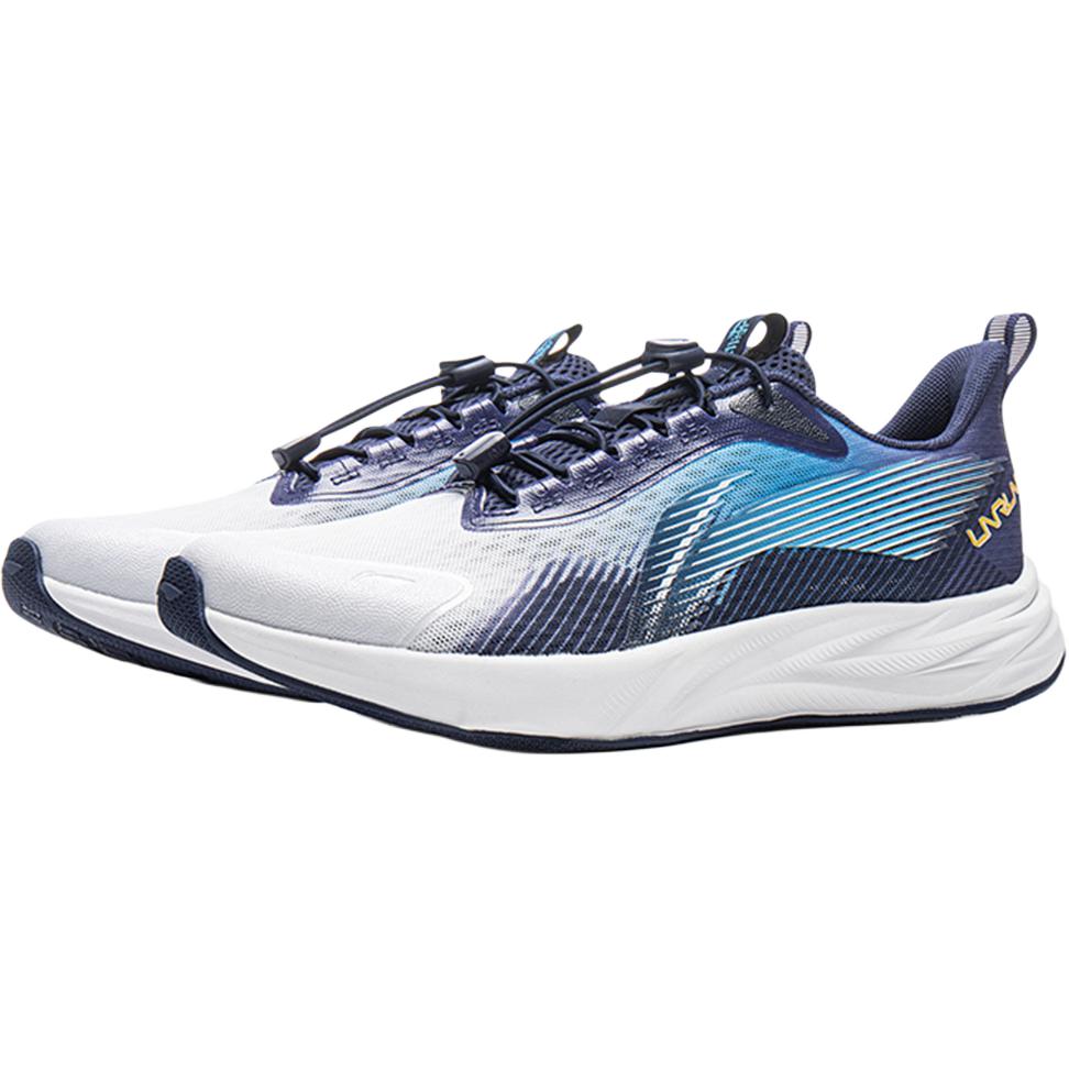 LINING YOUNG Детские кроссовки Feiyun 2 V3 Rebound Low Top, стандартные белые, синие, темно-синие — фото 2