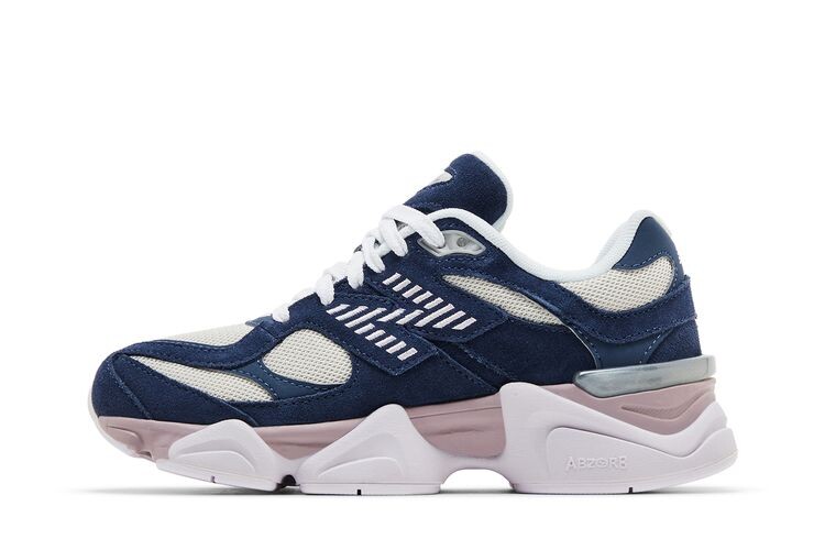 Кроссовки New Balance 9060 Big Kid Navy Ice Wine, синий — фото 3