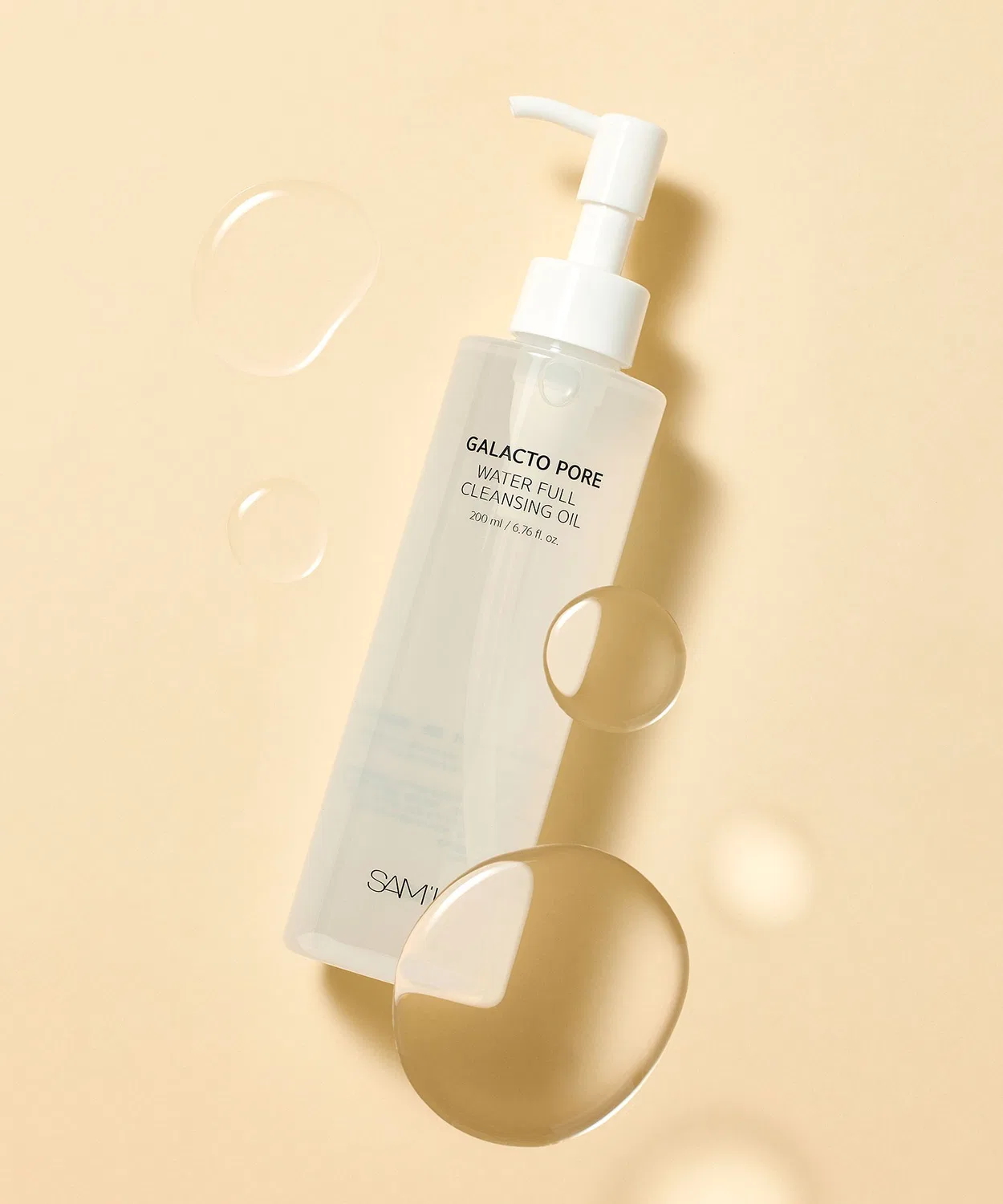Гидрофильное масло Sam'U — Очищающее масло Water Full Cleansing Oil с галактомицесом и 10 растительными маслами