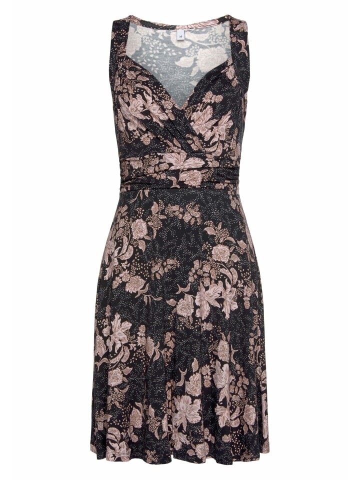 

Длинное платье Vivance Jersey, цвет schwarz-rose-bedruckt