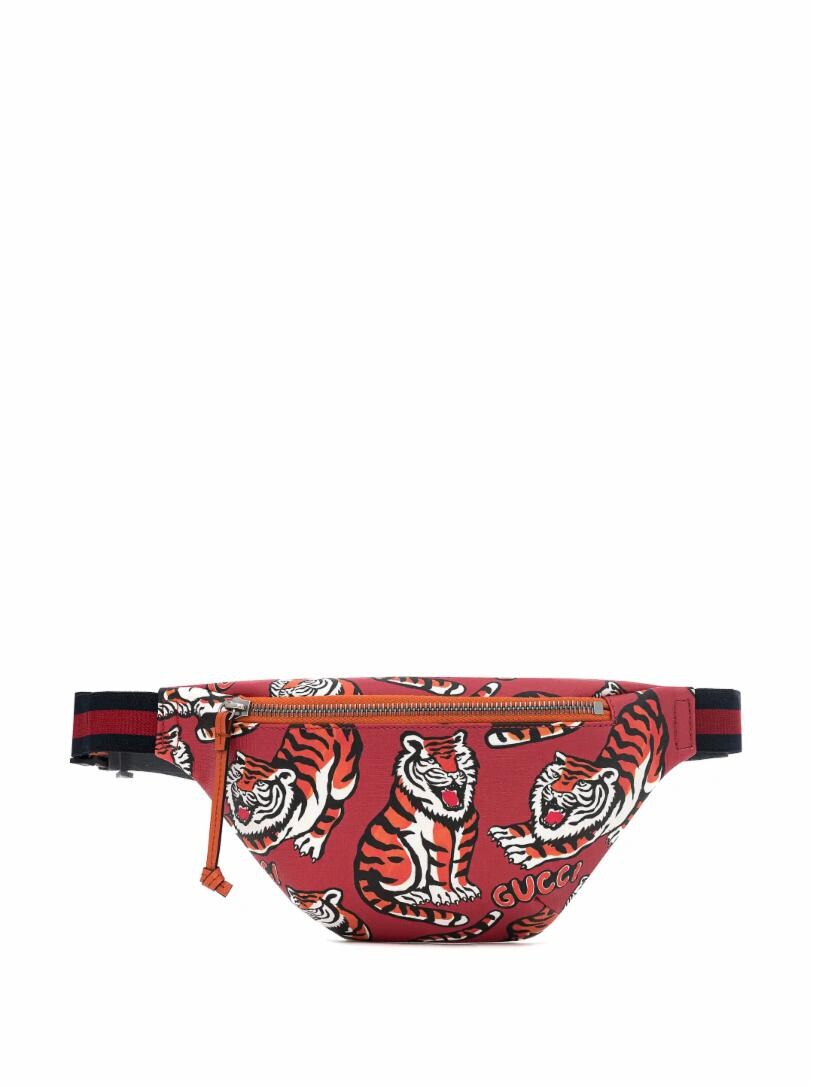 

Поясная сумка Gucci tiger Gucci, красный