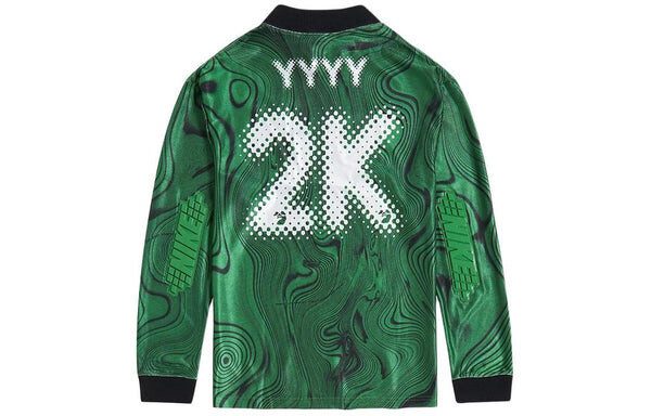 Спортивная футболка x off-white all over print jersey 'kelly green' Nike, зеленый — фото 3