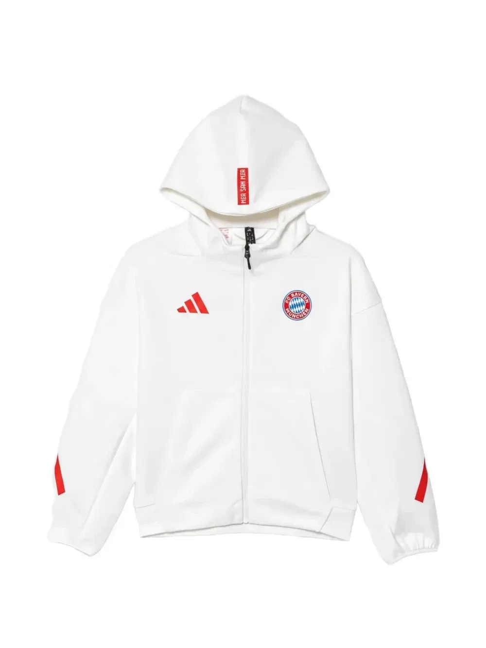 Худи Fc Bayern Anthem Adidas Kids, белый