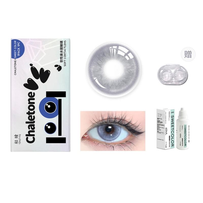 

Контактные линзы SweetColor Mixed Blood большого диаметра, набор на полгода: 1 линза *2, раствор для ухода *1, партнерская коробка *1 SWEET COLOR