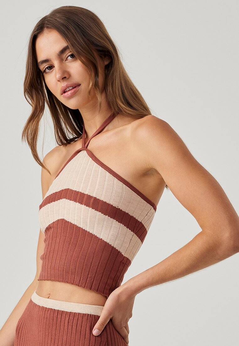 

Топ CHEVRON ST MRLO, коричневый