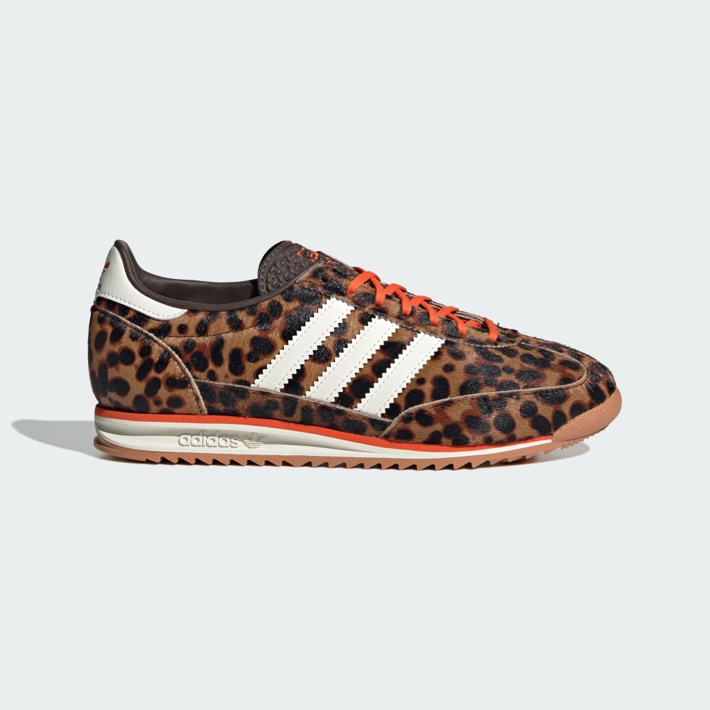 Кроссовки Adidas SL 72 OG Shoes, цвет Dark Brown/Off White/Semi Impact Orange