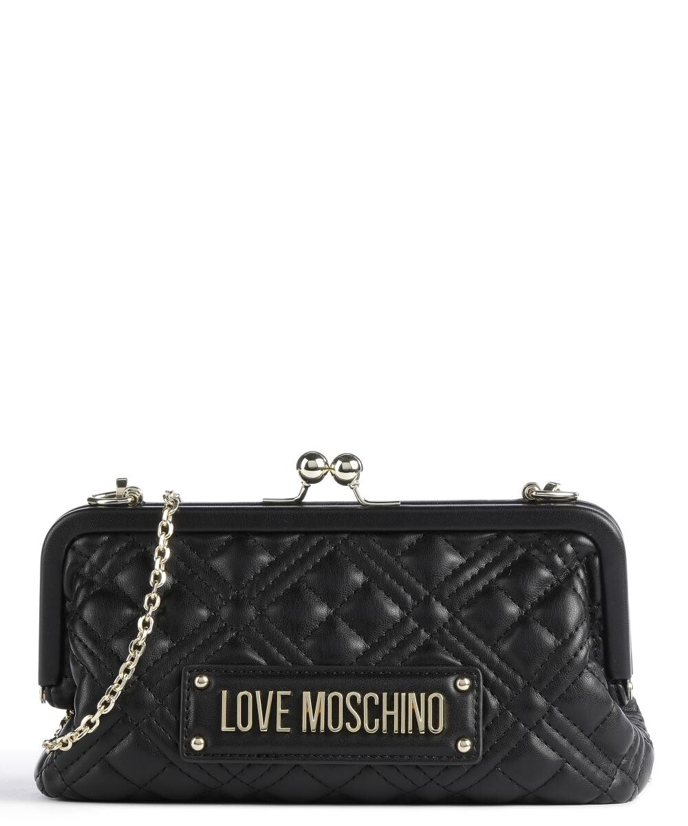 

Стеганая сумка через плечо из искусственной кожи Love Moschino, черный