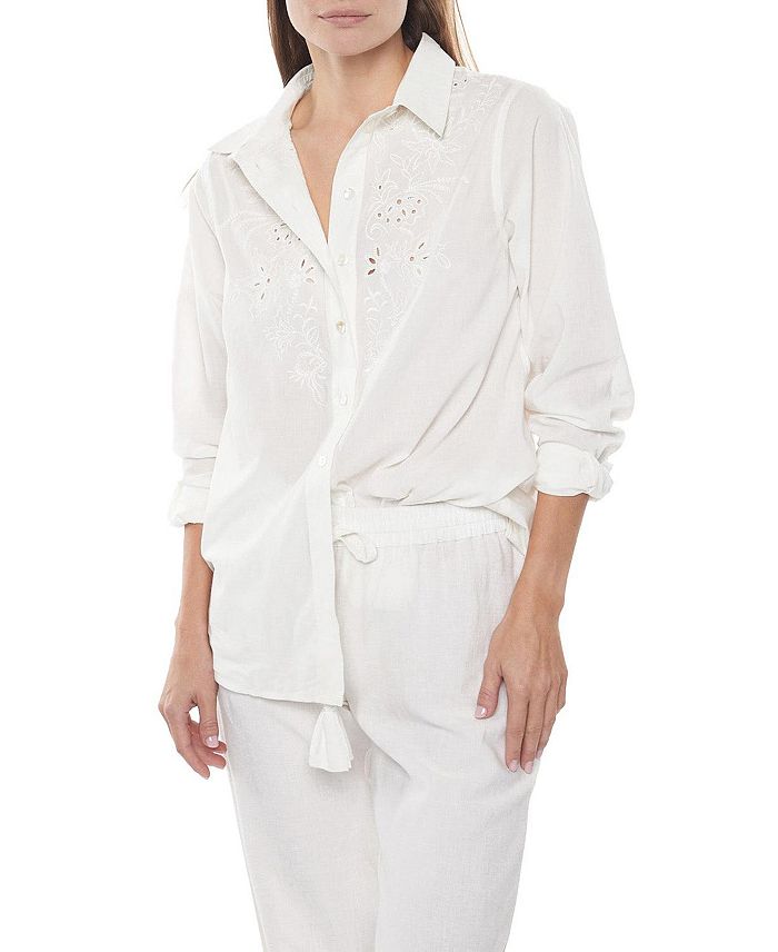 

Топ Lucille Calypso St. Barth, белый
