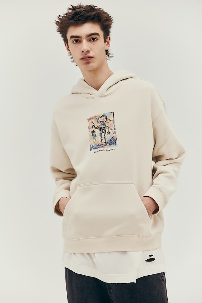 

Толстовка свободного кроя H&M, бежевый