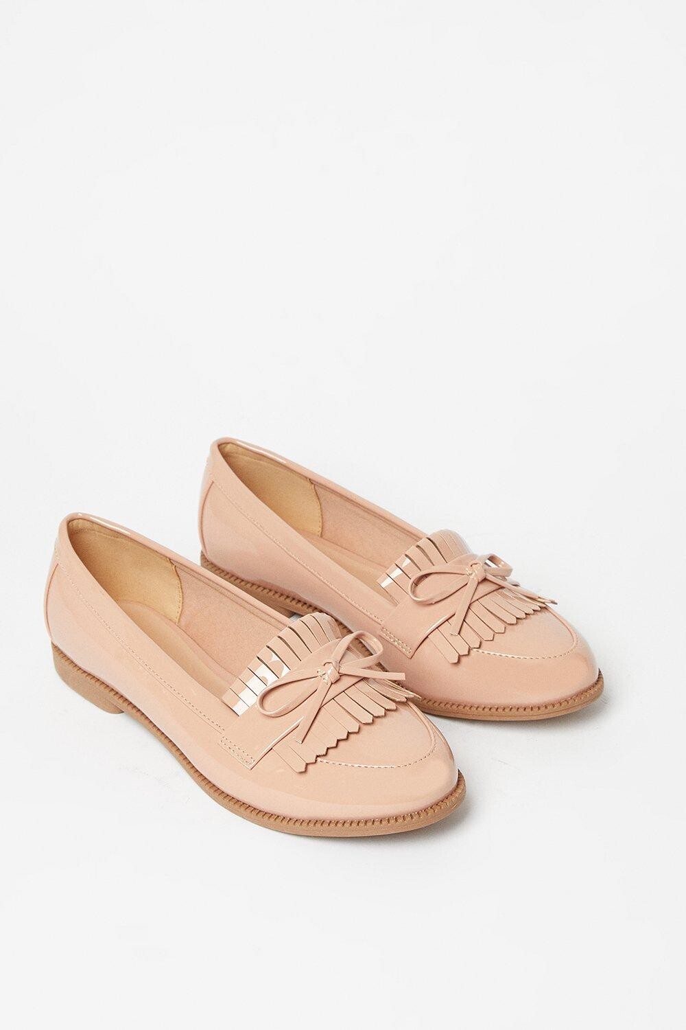 Широкие лоферы Loretta с кисточками Dorothy Perkins, розовый — фото 3