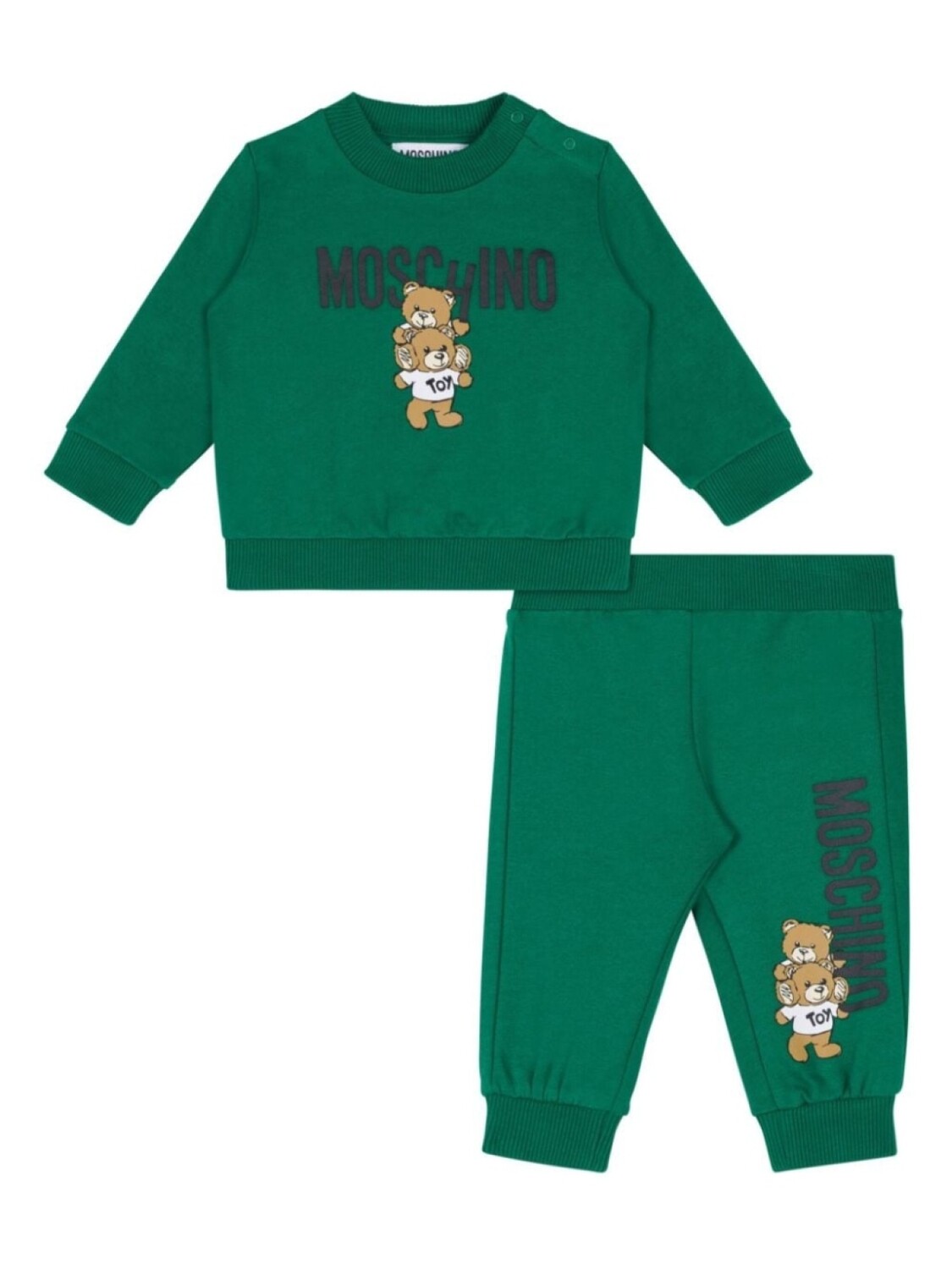 

Moschino Kids спортивный костюм с логотипом, зеленый