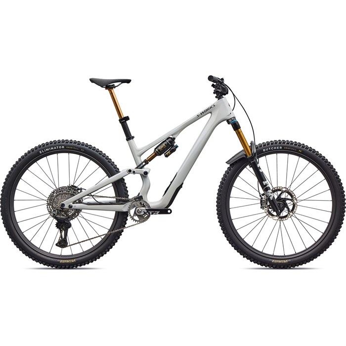 

Велосипед S-Works stumpjumper 15 evo di2, комплектный, горный, 2026 Specialized, Gloss Dolomite Metallic / Smoked Liquid Metal