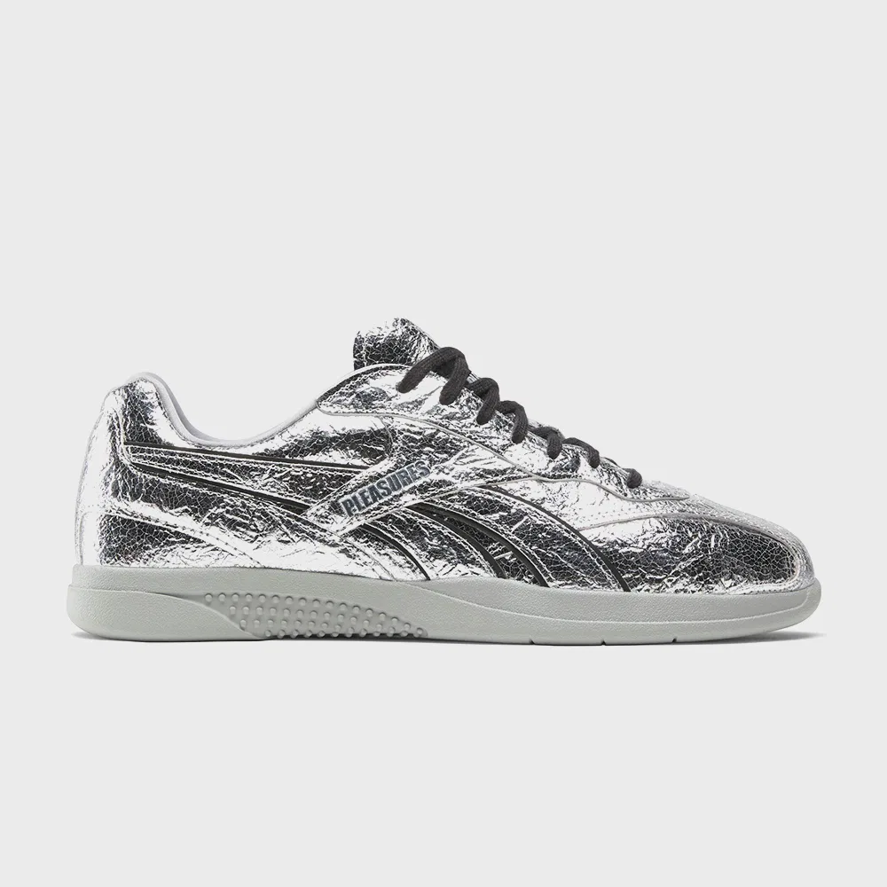 Мужские низкие кроссовки Reebok x Pleasures Hammer Street, серебристые