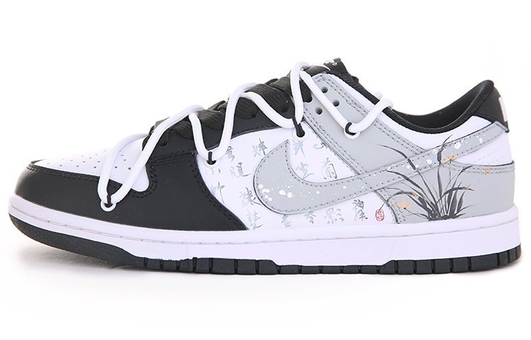 

Кроссовки Nike Dunk Skateboarding Shoes Men Low-top Black/light Grey, светло-серый